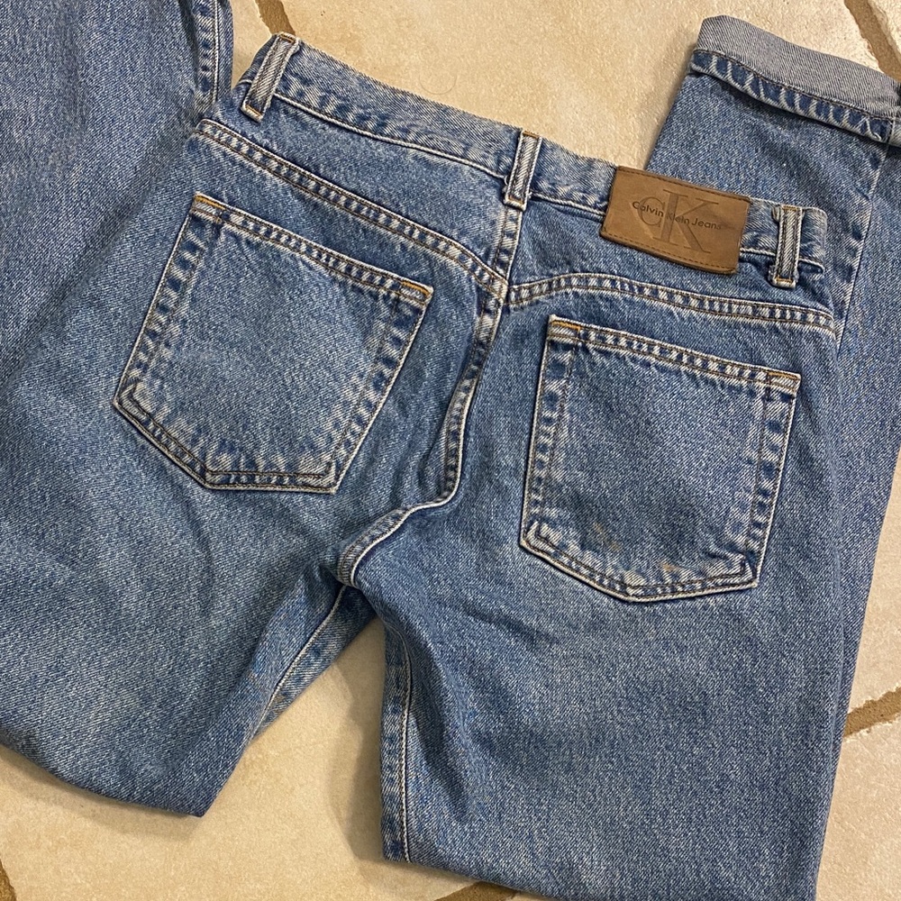 Vintage 90’s style Calvin Klein high waist jeans